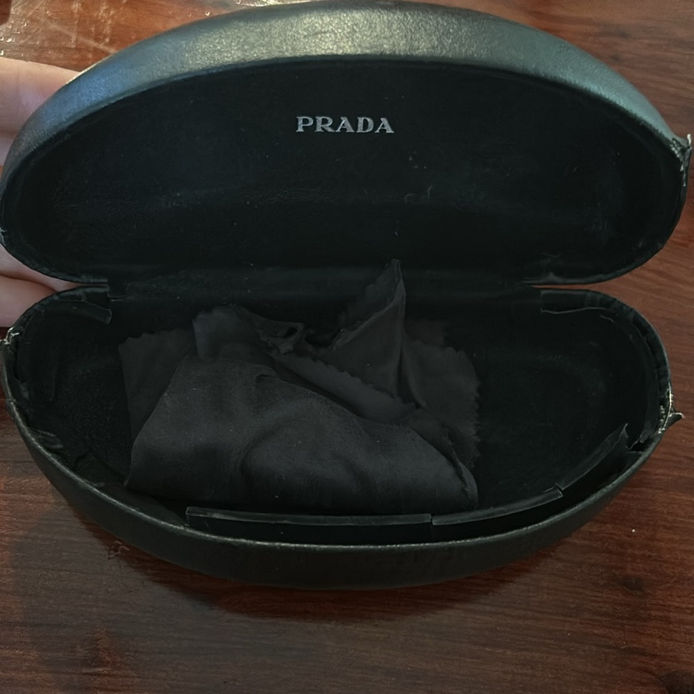 Authentic Prada Large Round Large Oval Sunglasses - image 8